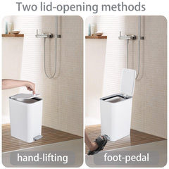 rejomiik placed between toilet demonstrates space-saving convenience benefit