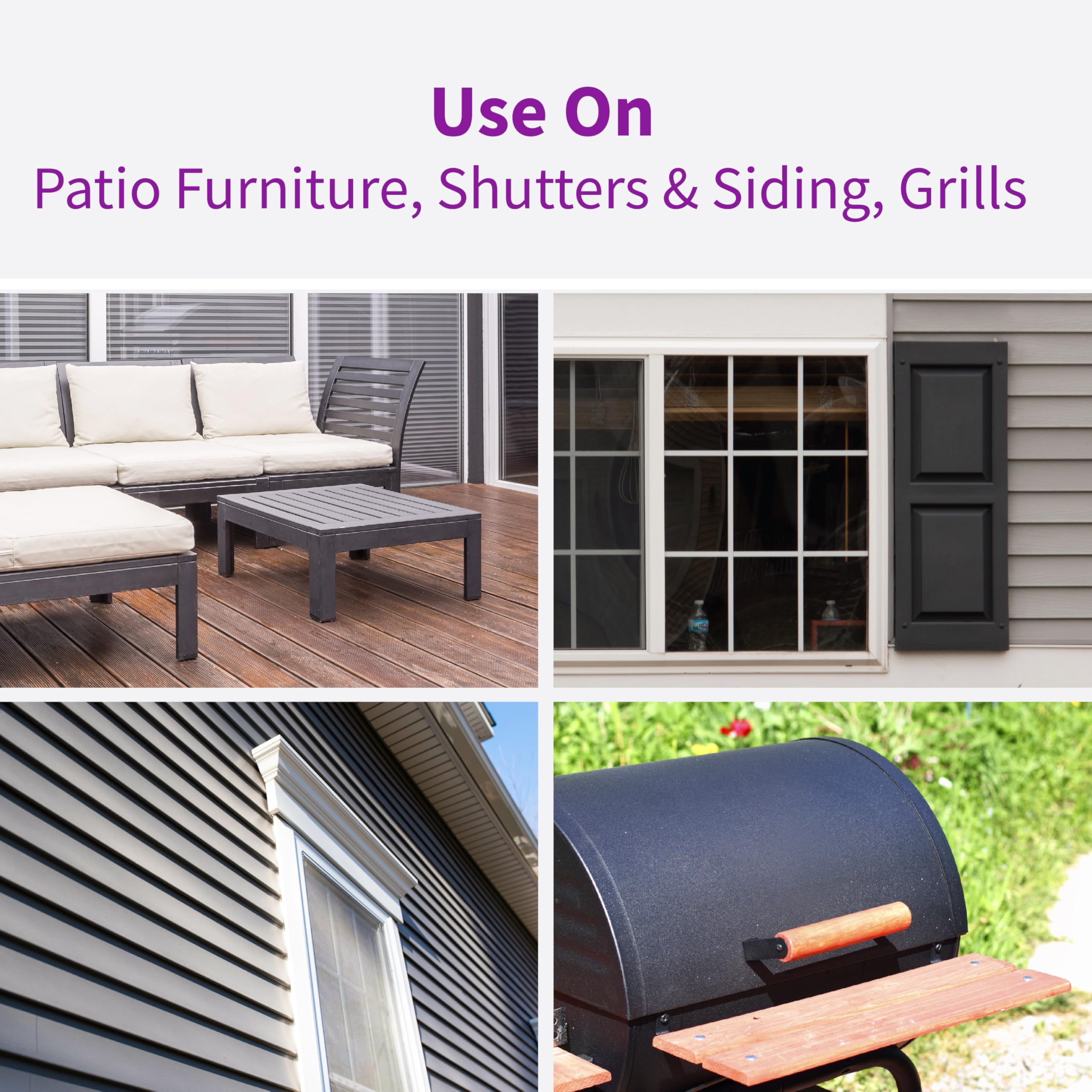 Rejuvenate restoring vinyl shutters to improve curb appeal