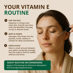 RejuveNaturals oil texture close-up demonstrating lightweight, non-greasy absorption