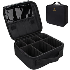 Relavel front view of closed train case showing sleek protection