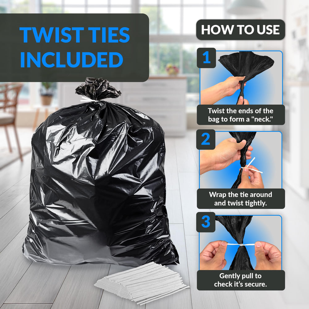 Reli full bag placed in 95 gallon can for proper fit benefit