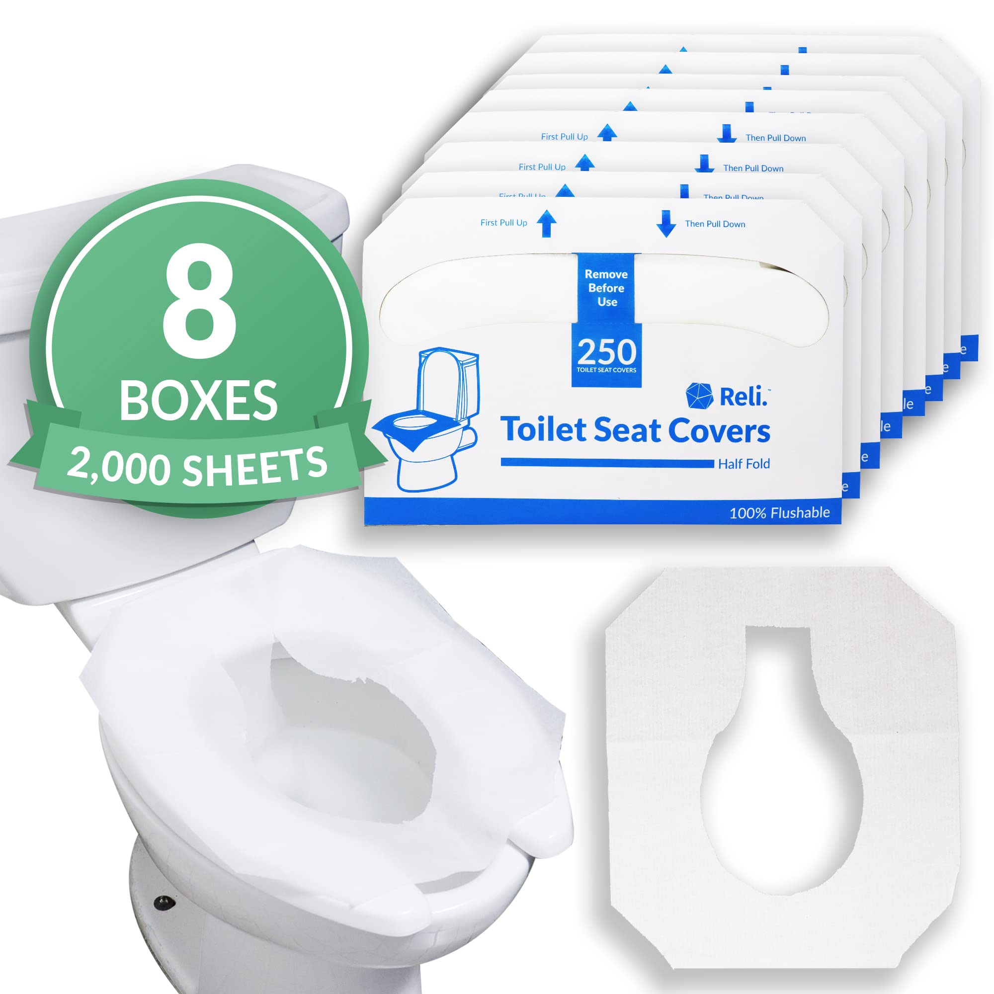 Reli front packaging showing 8-pack convenience and long lasting value
