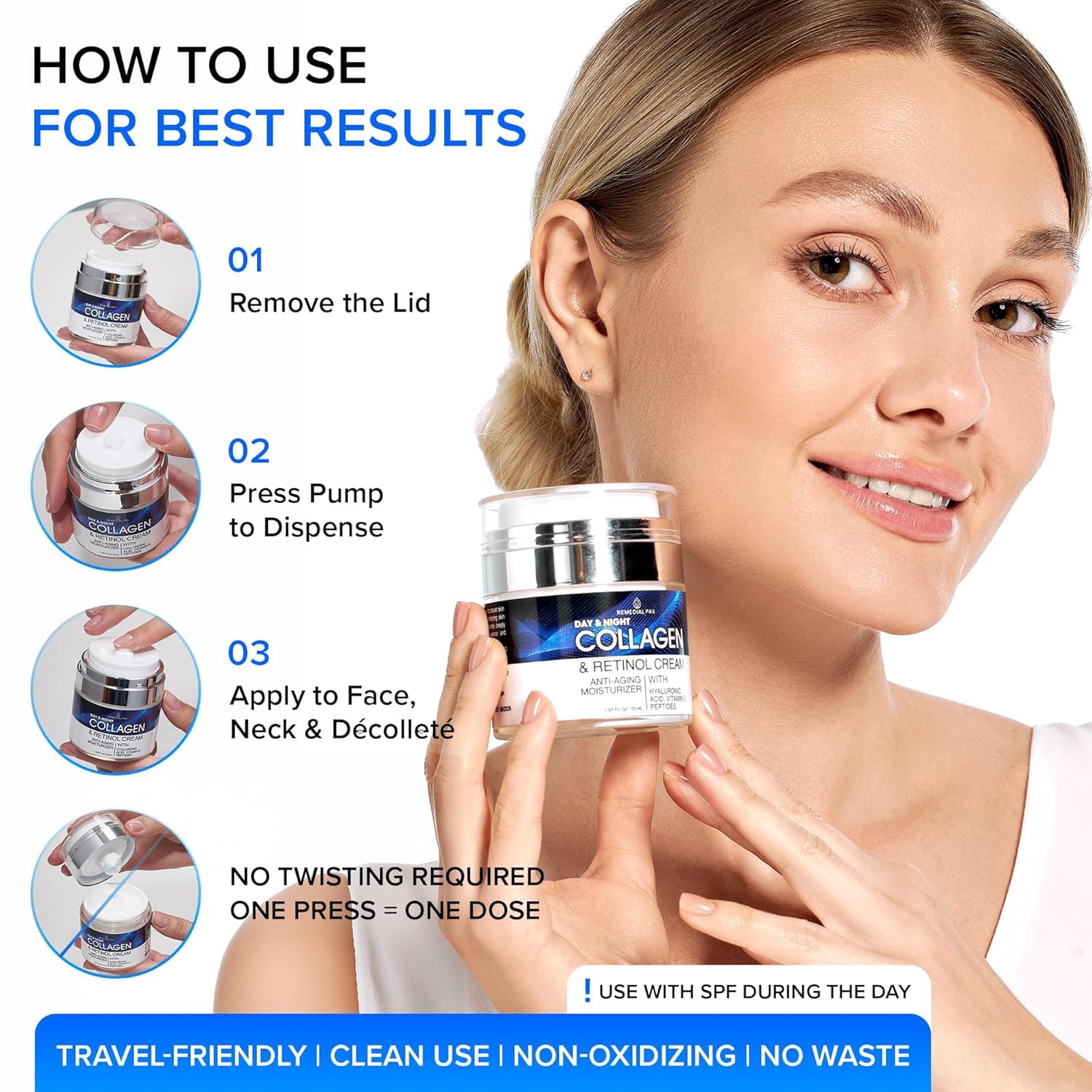 REMEDIAL PURITY natural ingredients display with avocado and collagen emphasizing nourishment