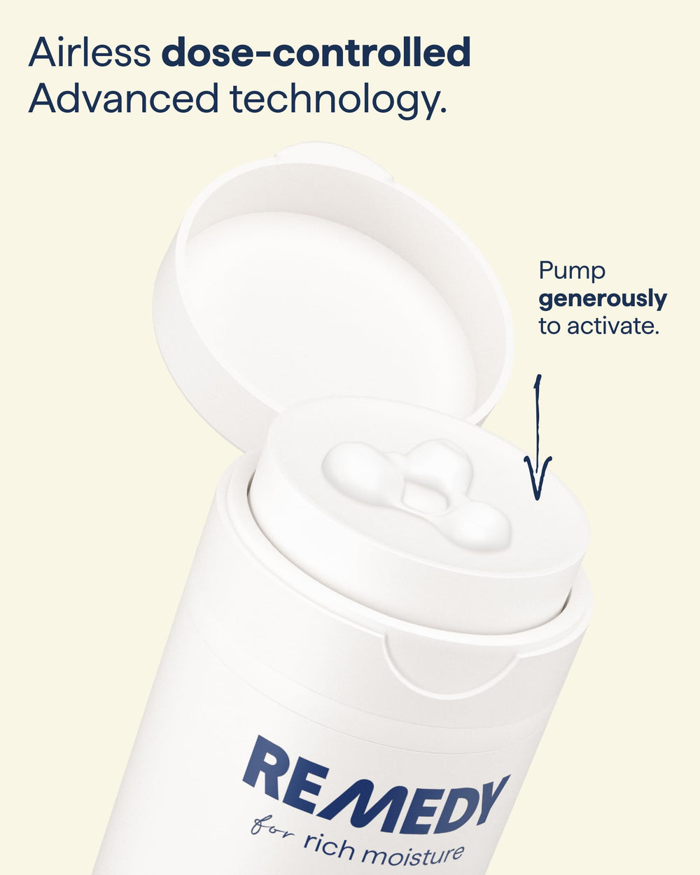 REMEDY jar in hand for scale to show travel-friendly size and convenience