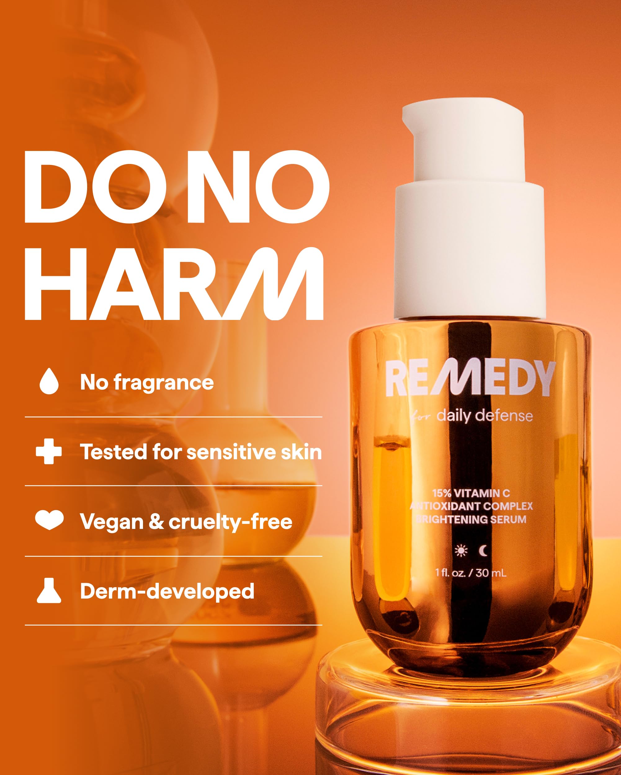 Remedy Science bottle placed on bathroom shelf representing daily routine convenience