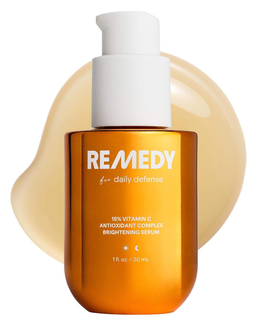 Remedy Science bottle front packaging showing clean clinical design and brand