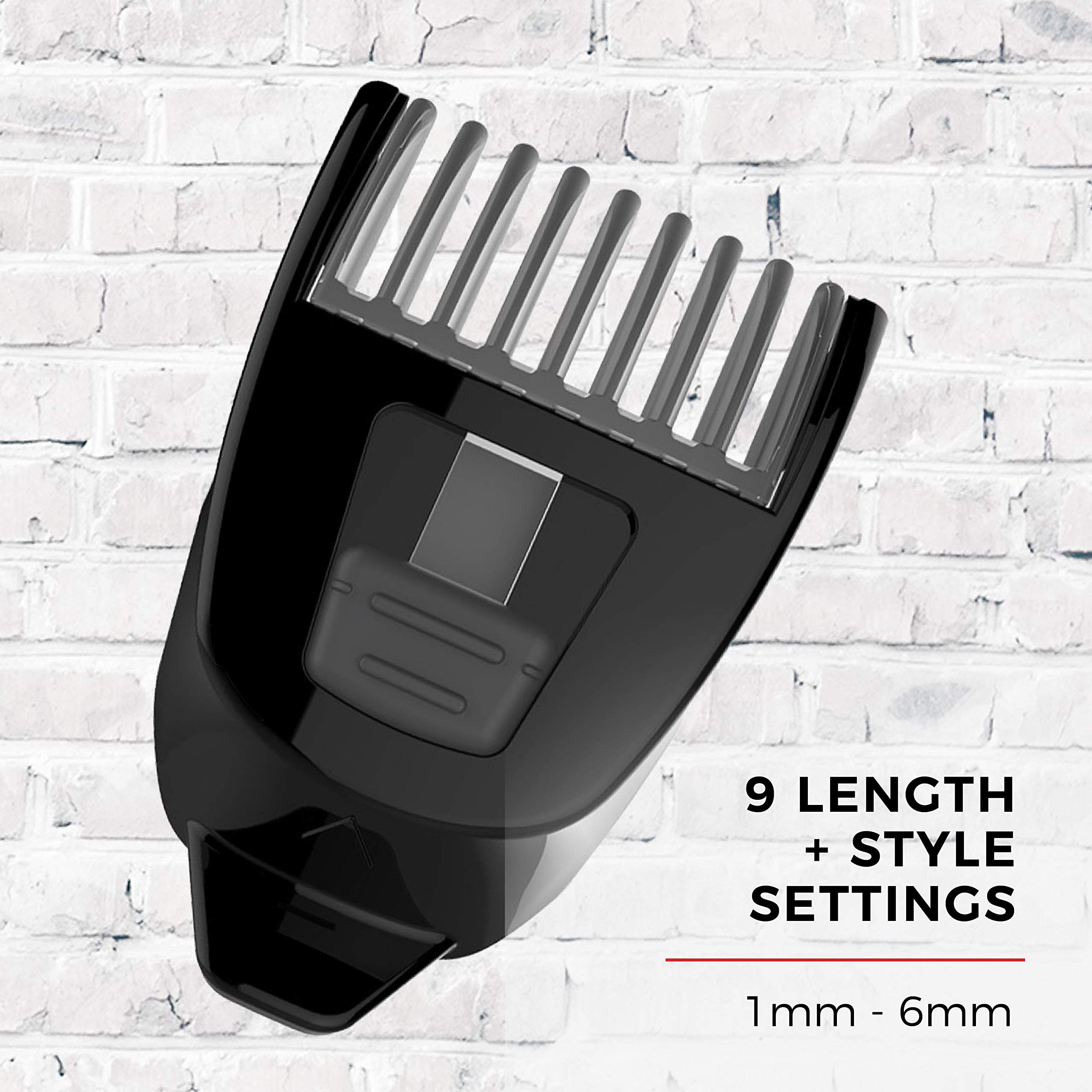 Remington dual-sided attachment showcased removing hair quickly and gently