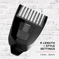 Remington dual-sided attachment showcased removing hair quickly and gently