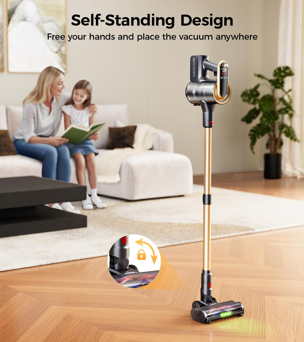 RENDOW beside a book and shoe to show scale and lightweight ergonomic benefit