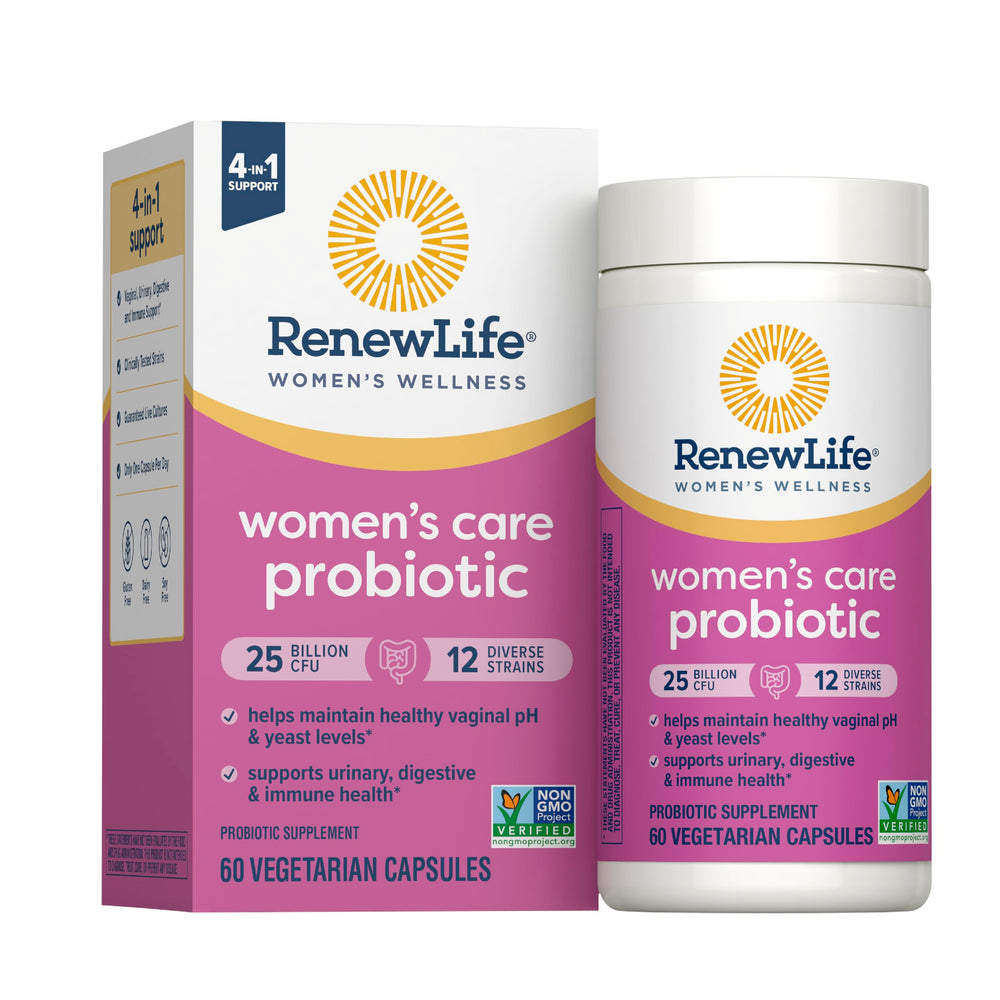 Renew Life front packaging showing product name and 25 billion CFU supporting quick identification