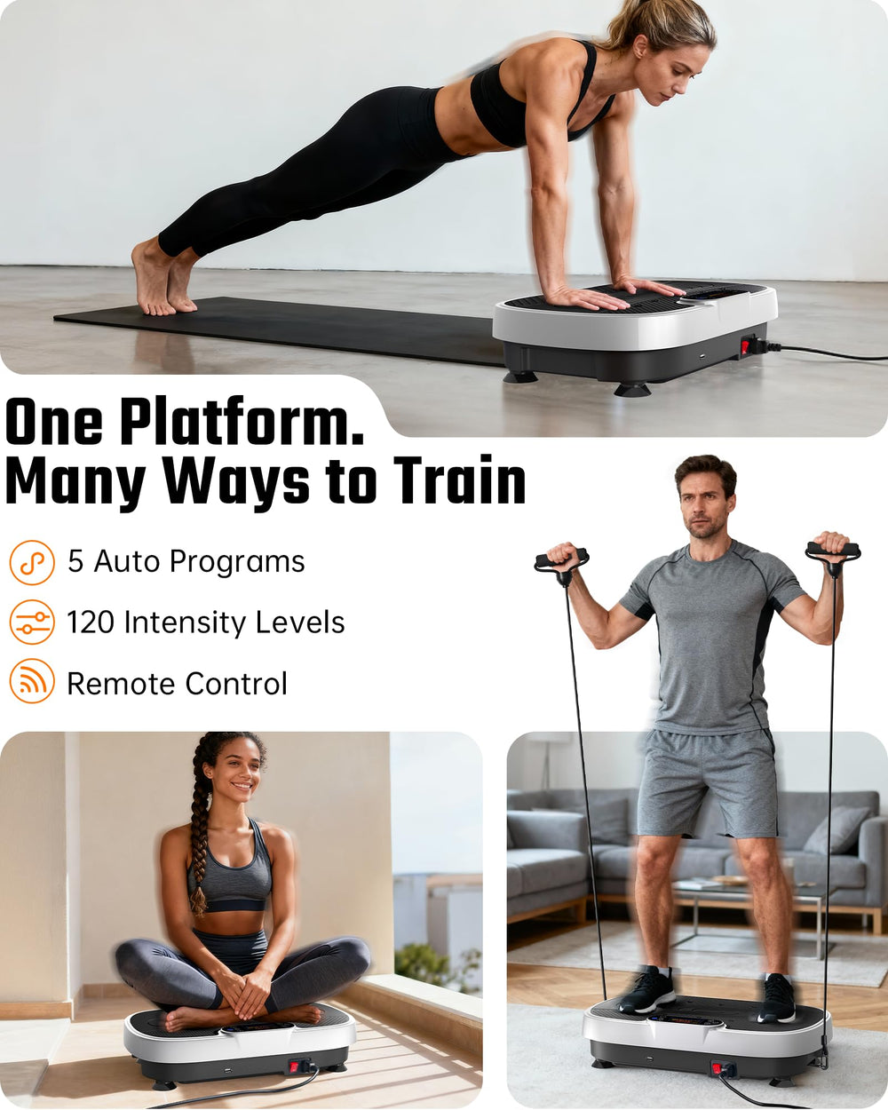 Renoj platform next to chair showing scale and 455 lb capacity for broad user support