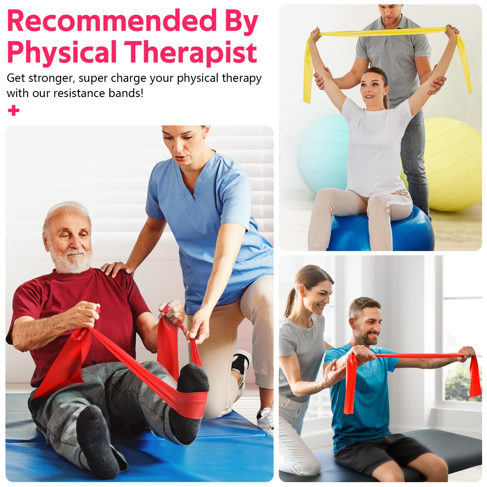 RENRANRING band used for squats demonstrating added glute activation and stability