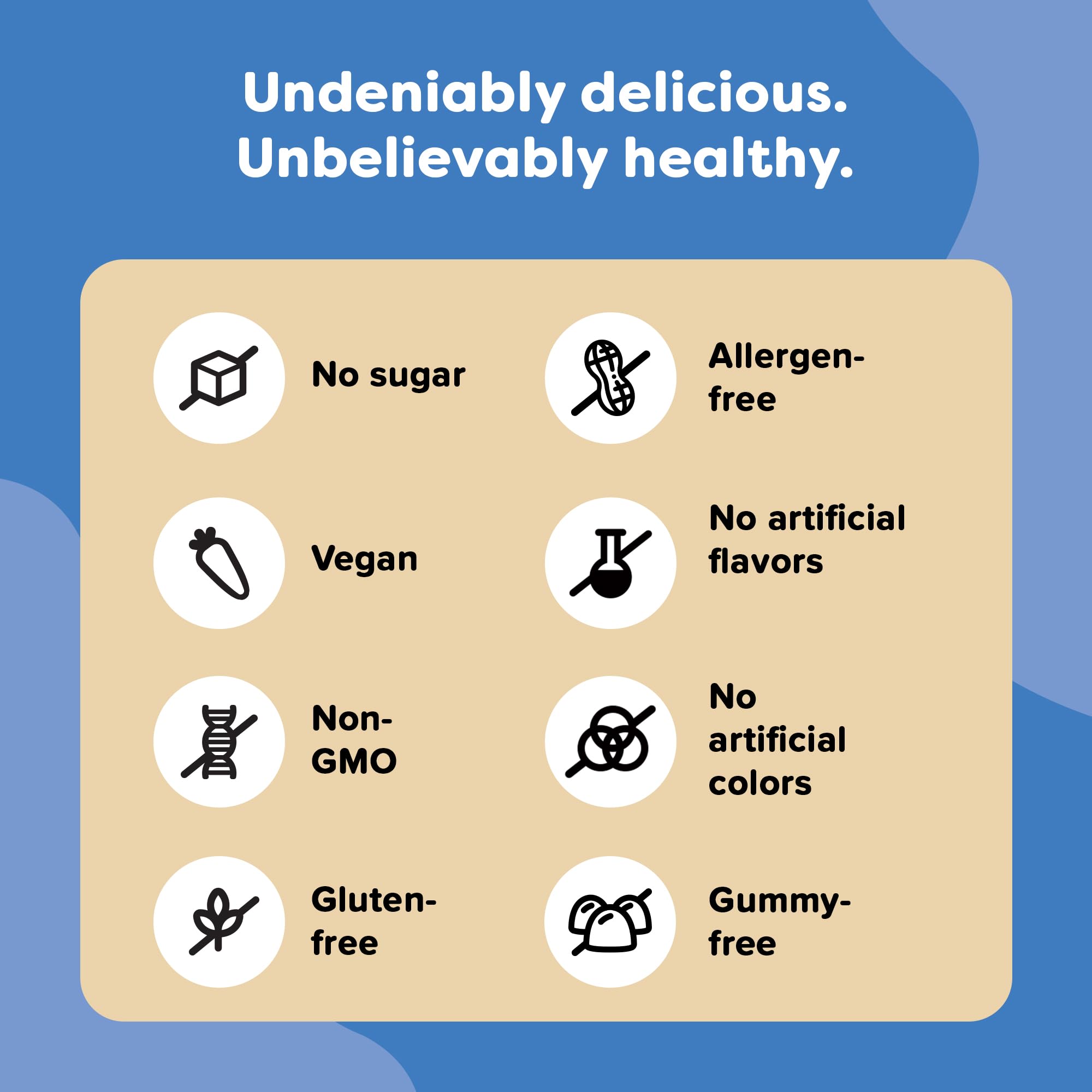 Renzo's ingredients shot featuring Aquamin and minerals to show natural mineral support