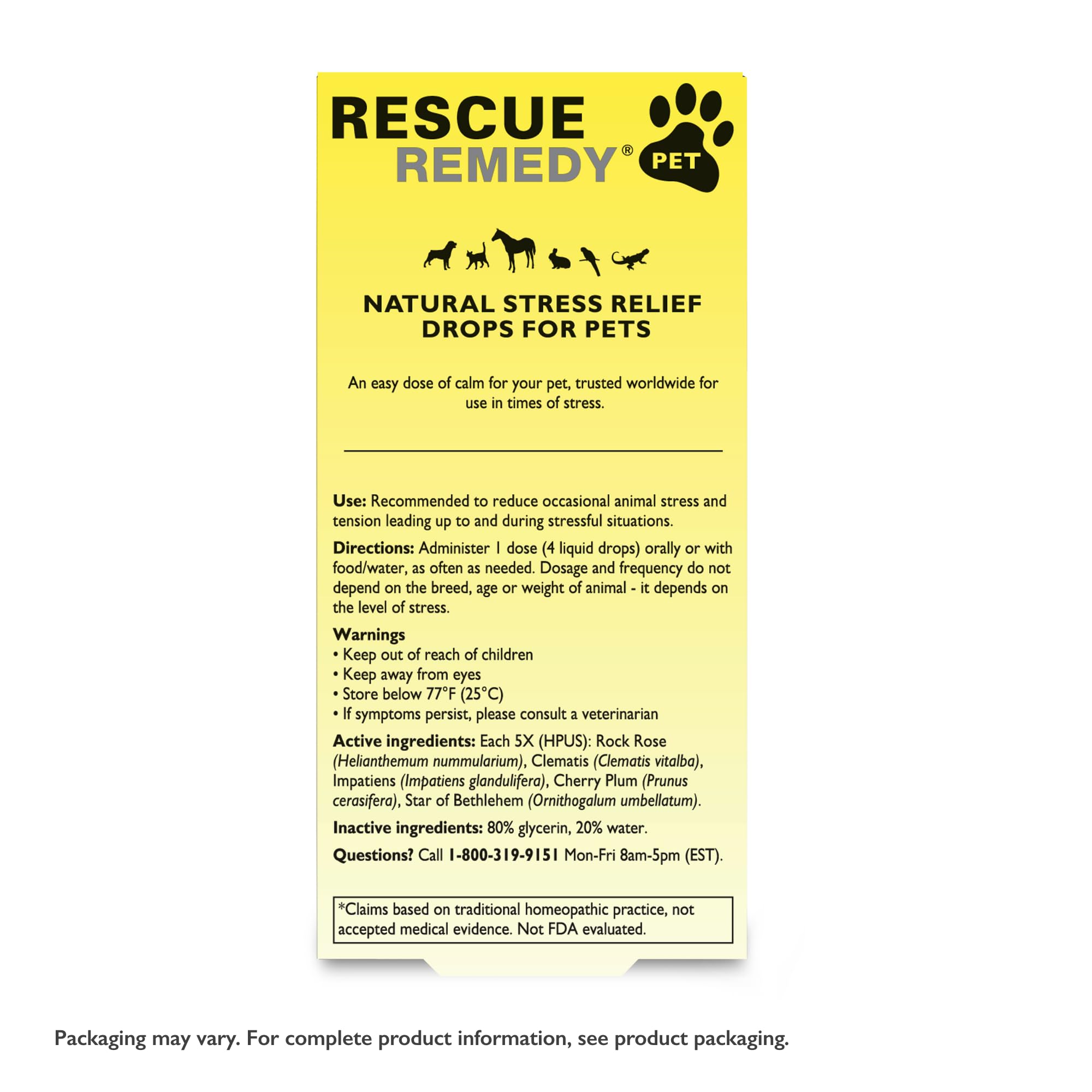 RESCUE bottle inside travel pouch showing on-the-go support for pets