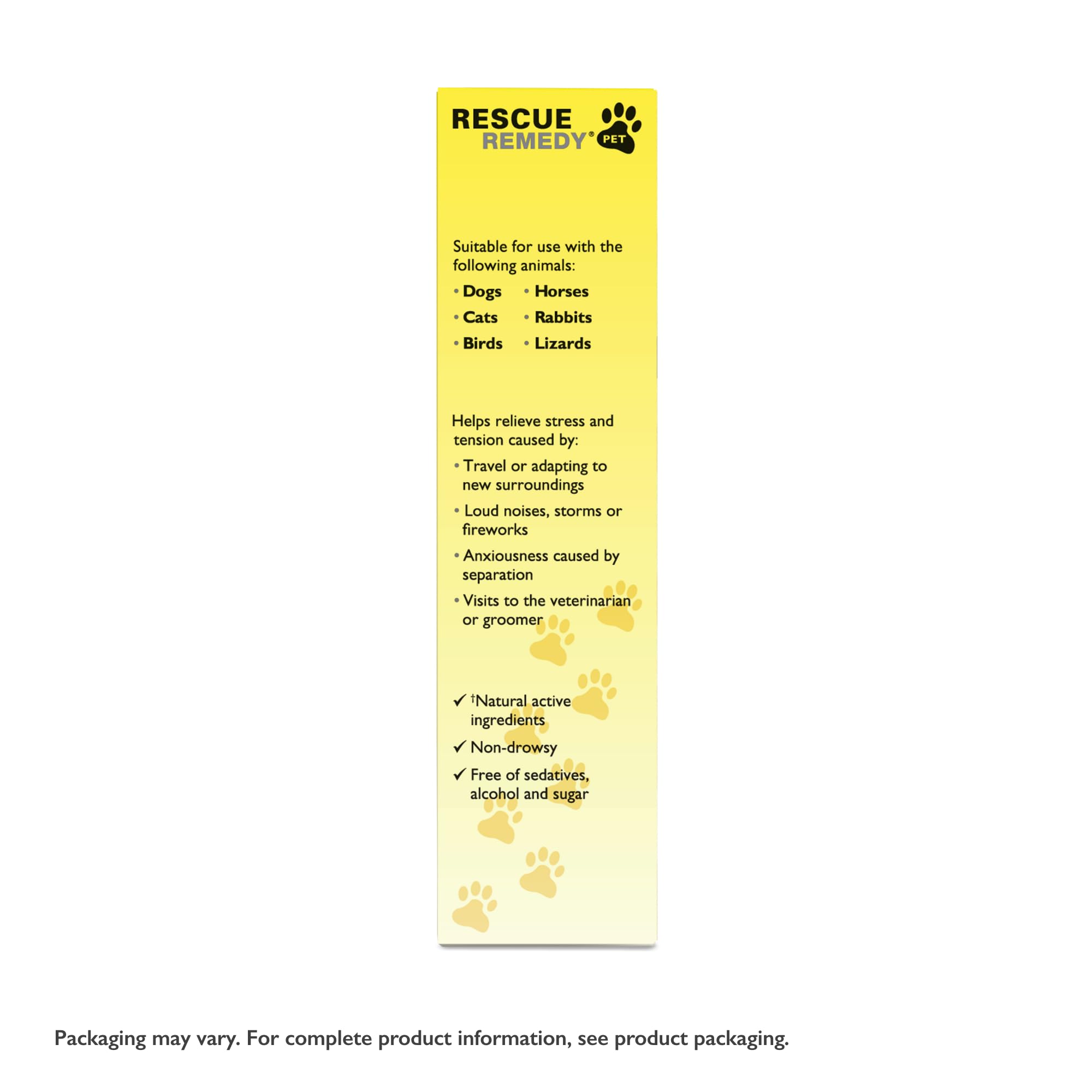 RESCUE used during a veterinary visit showing calming aid in stressful situations
