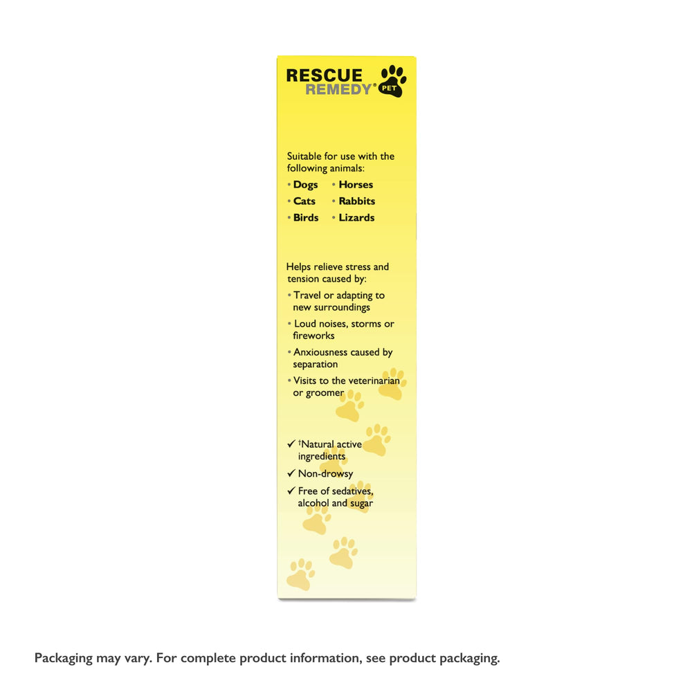 RESCUE used during a veterinary visit showing calming aid in stressful situations