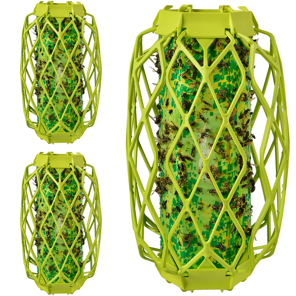 RESCUE! front packaging showing the TrapStik 3-pack and usage benefit