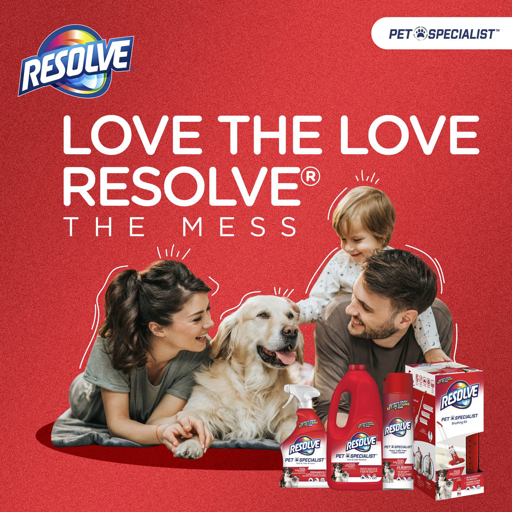 Resolve foam texture close-up illustrating active cleaning action