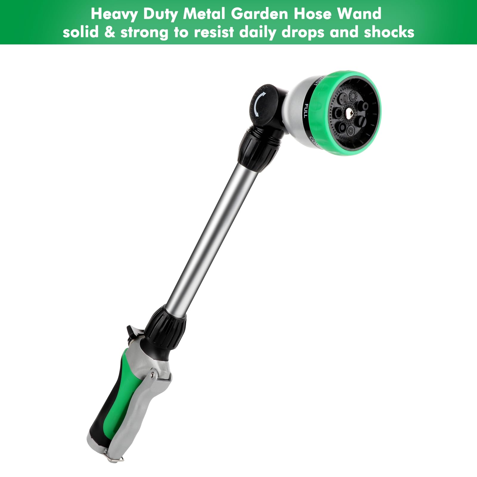 Restmo close-up of 180 degree swivel head highlighting adjustable reach and precision