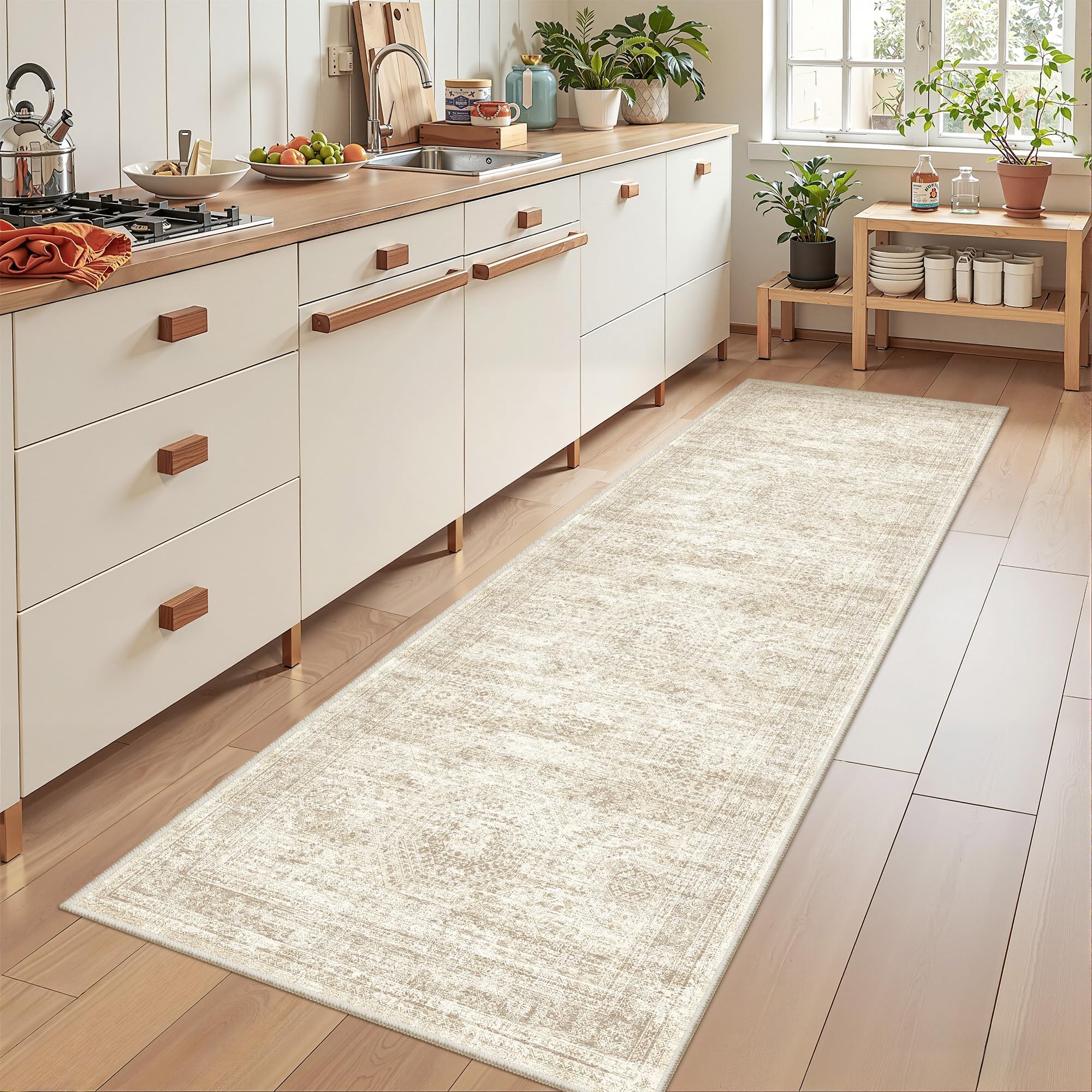 Restydon backing non-slip detail showing TPR latex grip, prevents rug movement