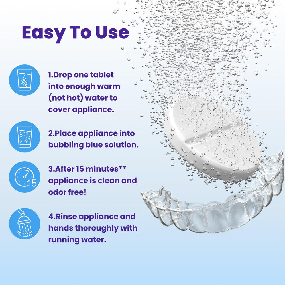 Retainer Brite solution in an ultrasonic cleaner improving reach