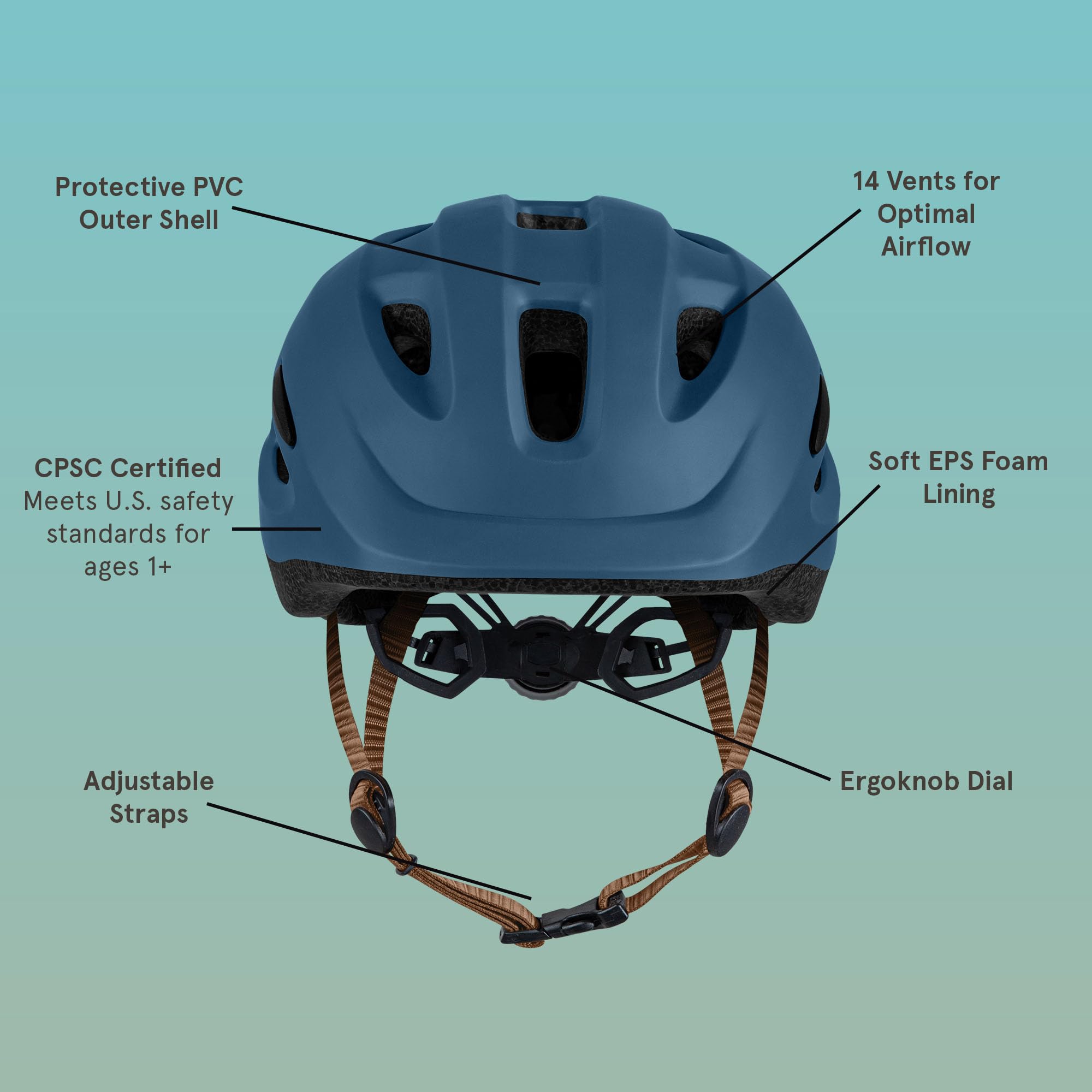 Retrospec Scout close-up vents for cool airflow during rides