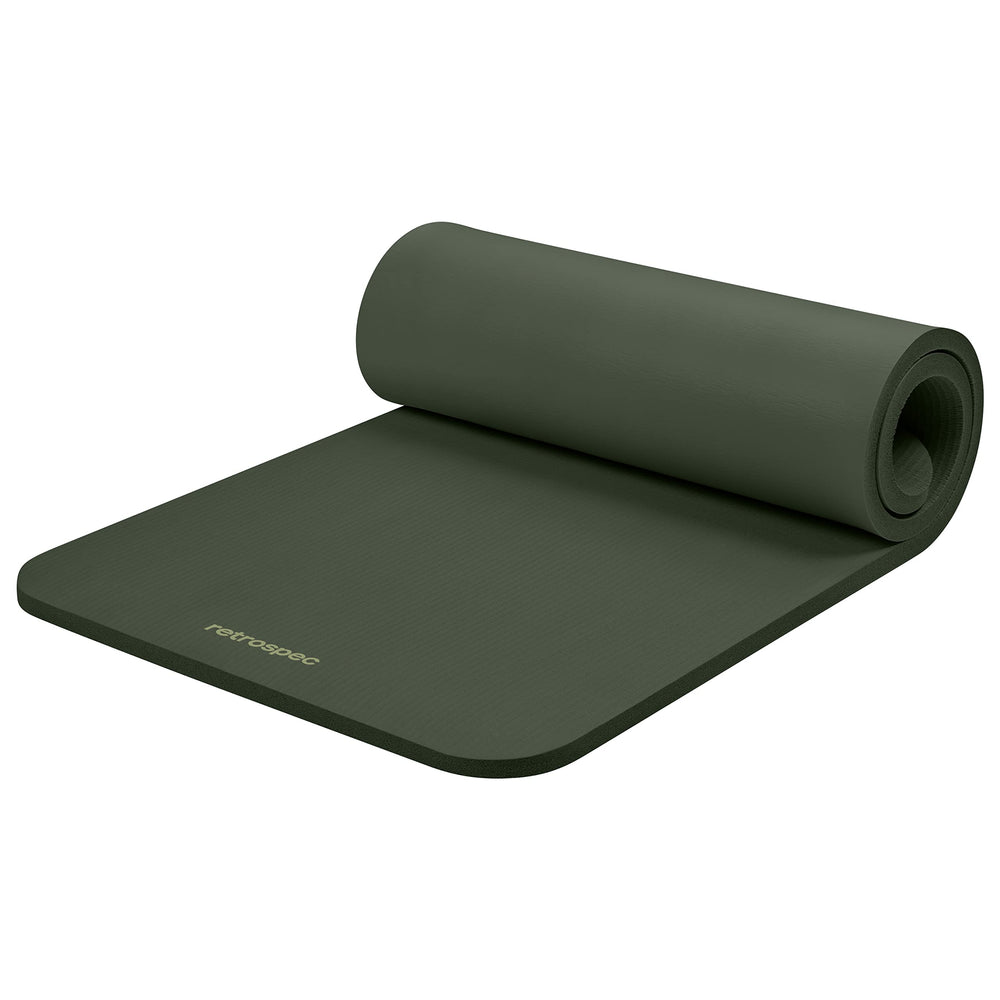 Retrospec Solana front view rolled out showing roomy workout surface and comfort