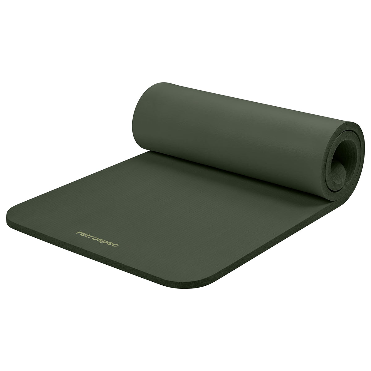 Retrospec Solana front view rolled out showing roomy workout surface and comfort