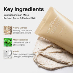 RETURNITY mask being applied on face demonstrating gentle exfoliation