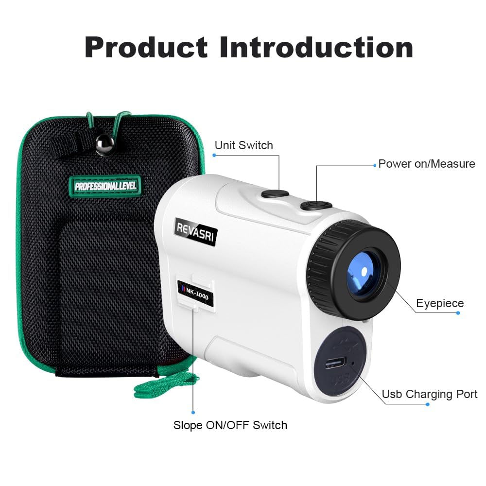 REVASRI pouch with carabiner, USB-C cable, and cloth for easy transport