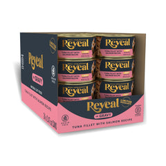 Reveal front can showing product label and benefits