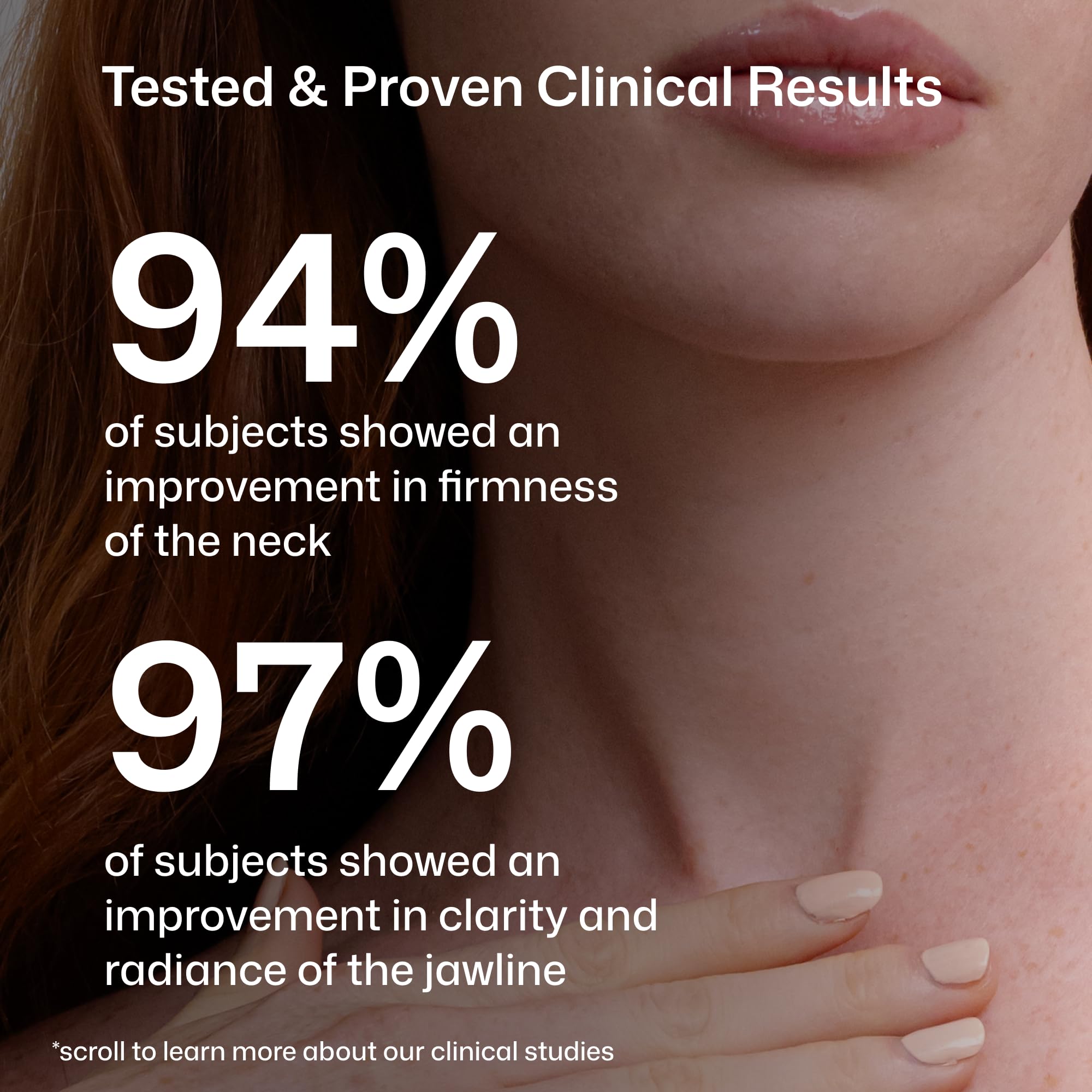 Revision Skincare visual of peptides and plant extracts supporting firmness