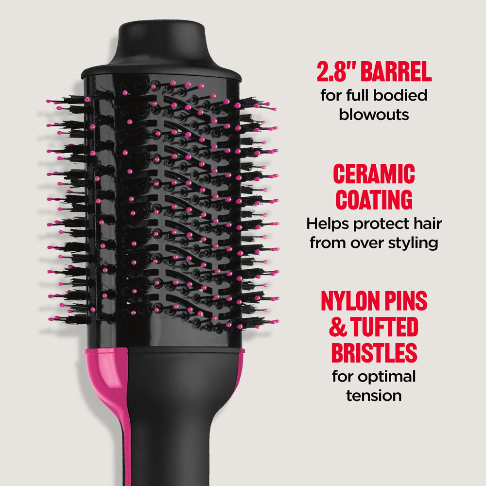 REVLON held in hand to show size and scale for easy handling benefits