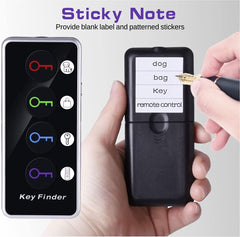Reyke receiver attached to house keys on keyring for immediate retrieval benefit