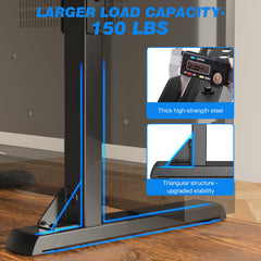 Rfiver base with anti-slip pads protecting surfaces and preventing sliding
