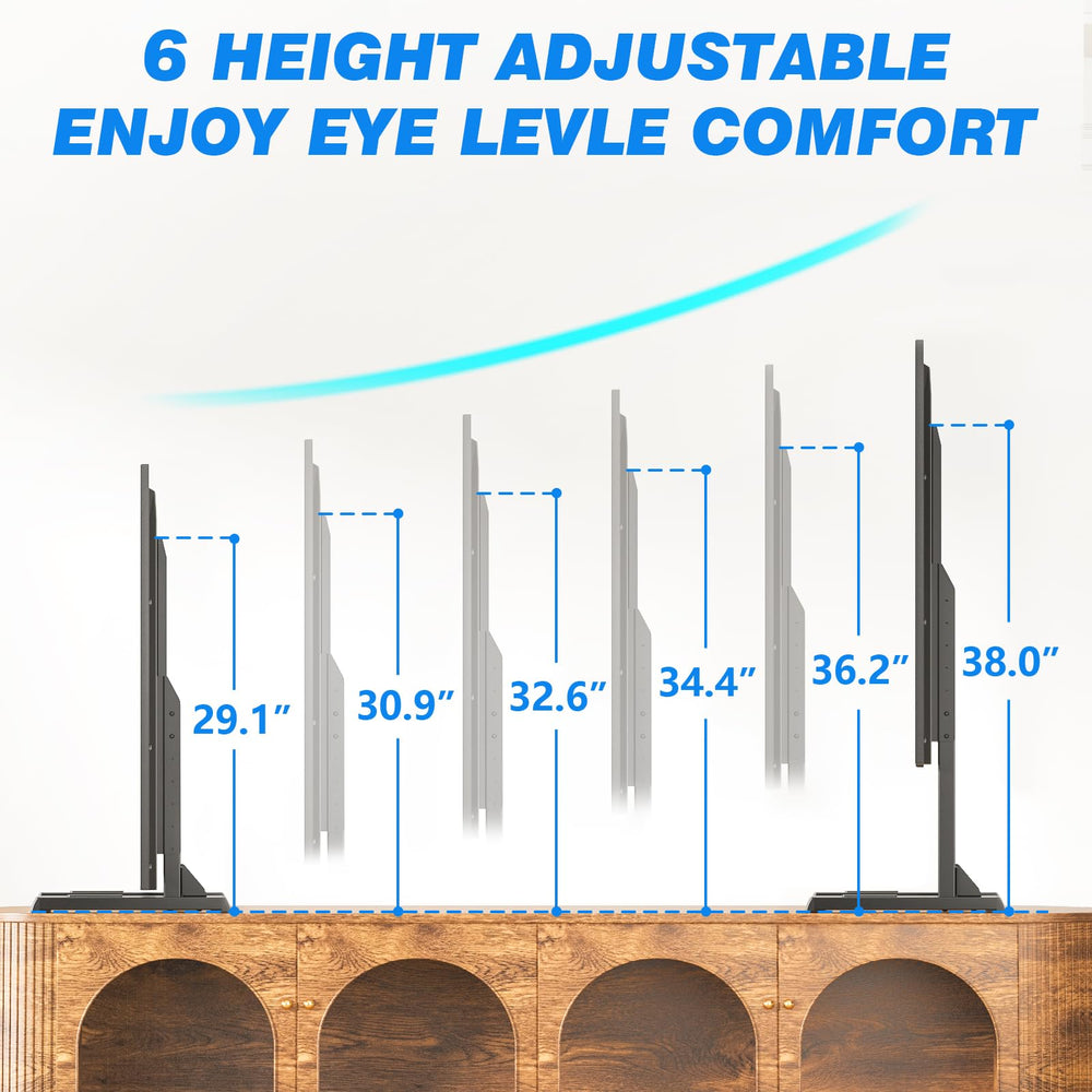 Rfiver height adjustment detail demonstrating six adjustable positions