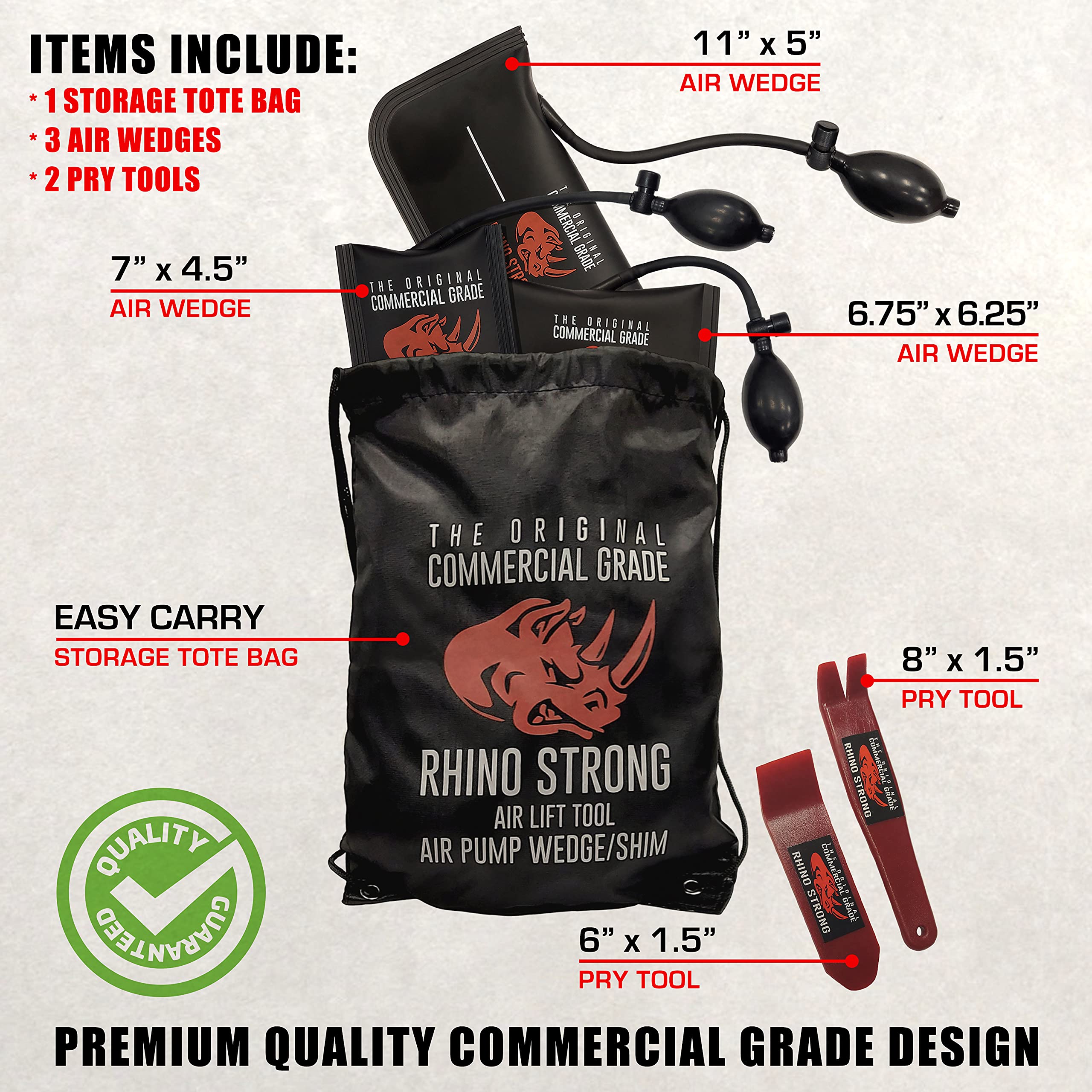 Rhino Strong small bag close-up showing durable edge and insertion ease
