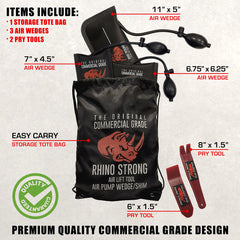 Rhino Strong small bag close-up showing durable edge and insertion ease