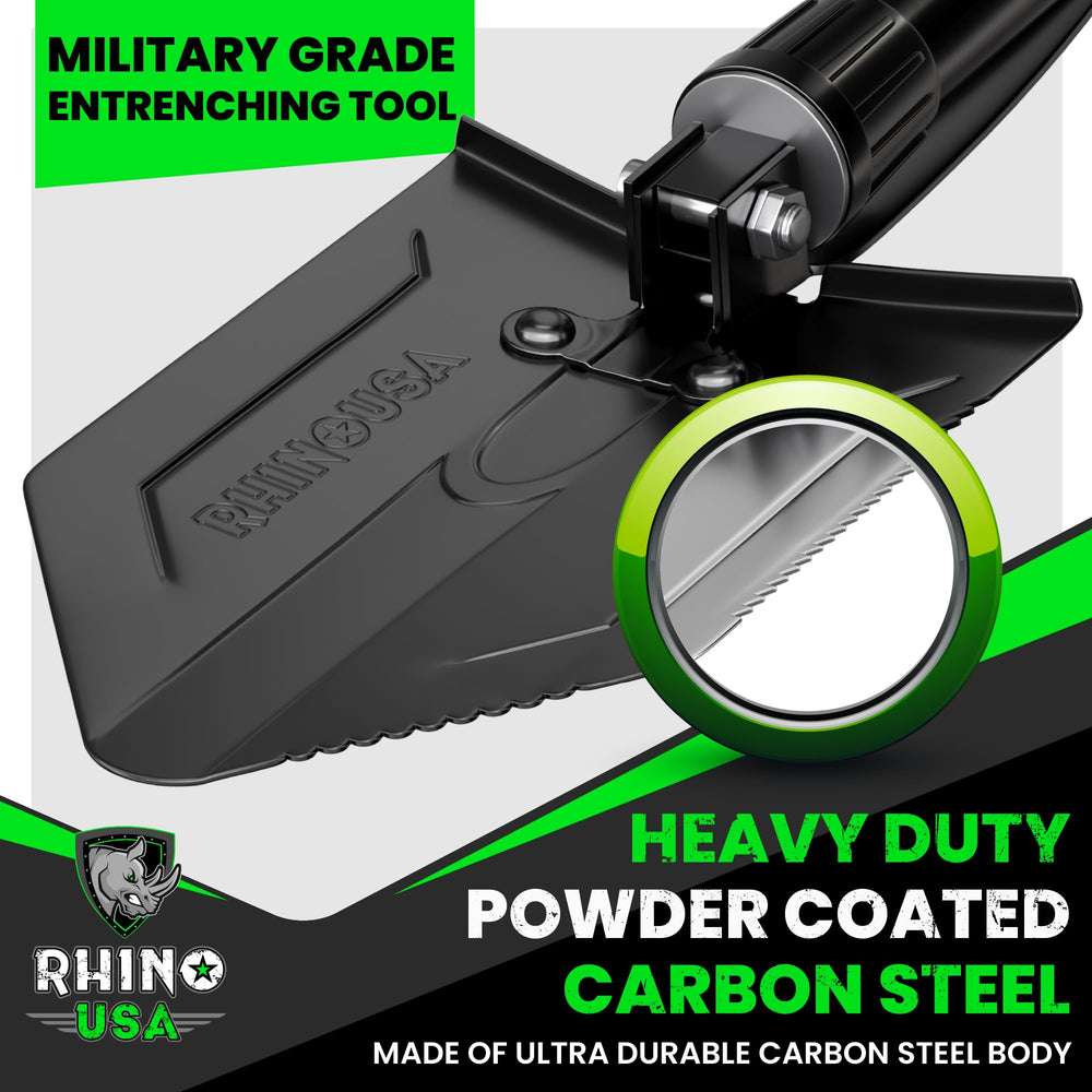 Rhino USA blade edge and powder coat close-up showing corrosion resistance benefit