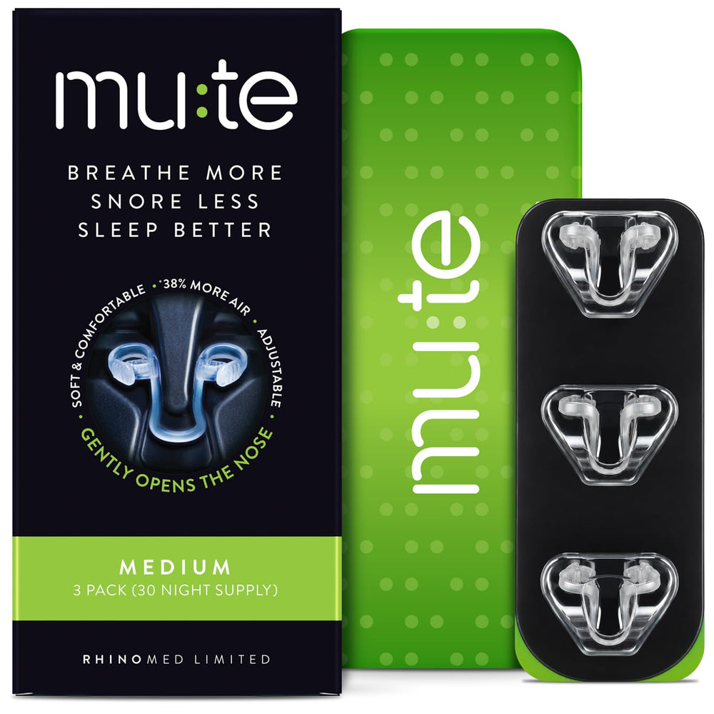 Rhinomed front packaging showing three medium dilators and product benefits