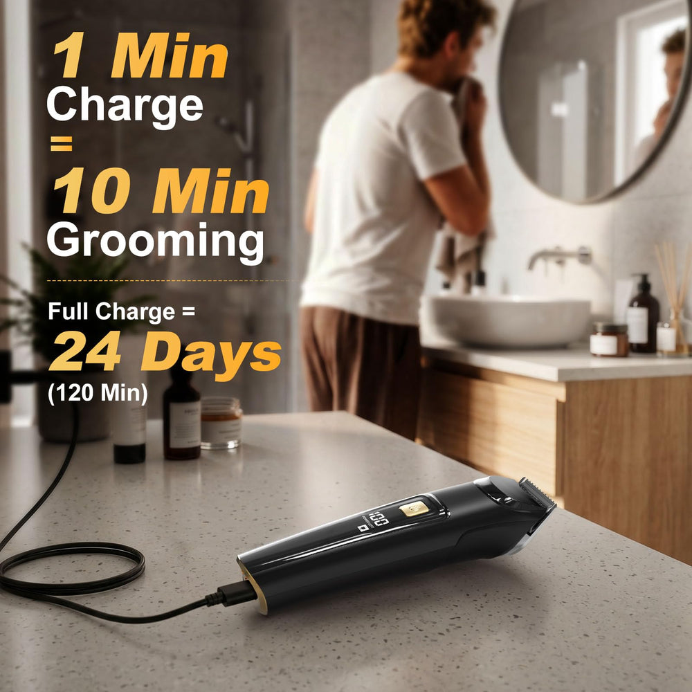 RICAF plugged into USB showing fast charging for reliable long runtime