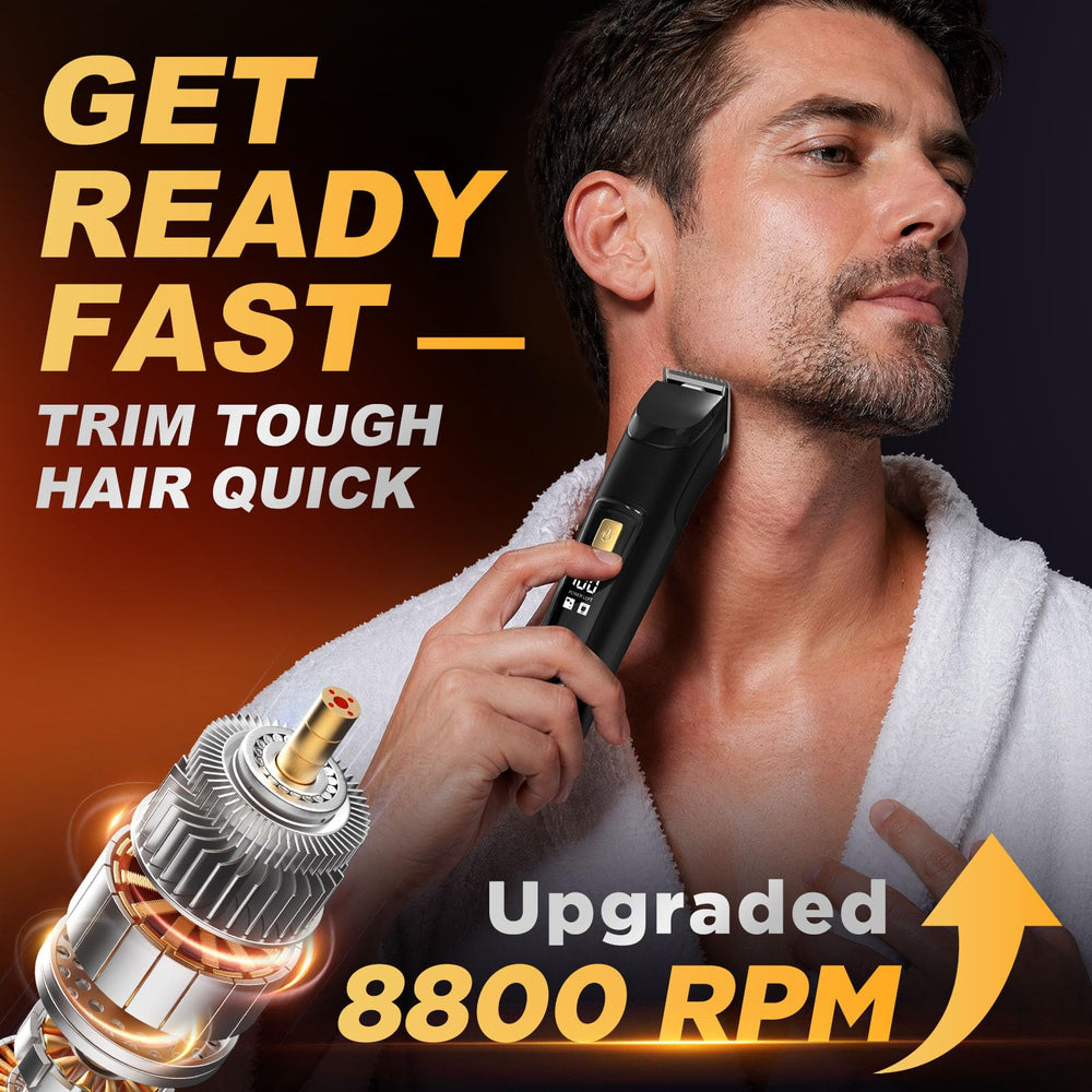 RICAF closeup of R-shaped stainless steel blades for smooth irritation-free trimming