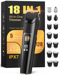 RICAF front view packaging showing full grooming kit and accessories benefit convenience