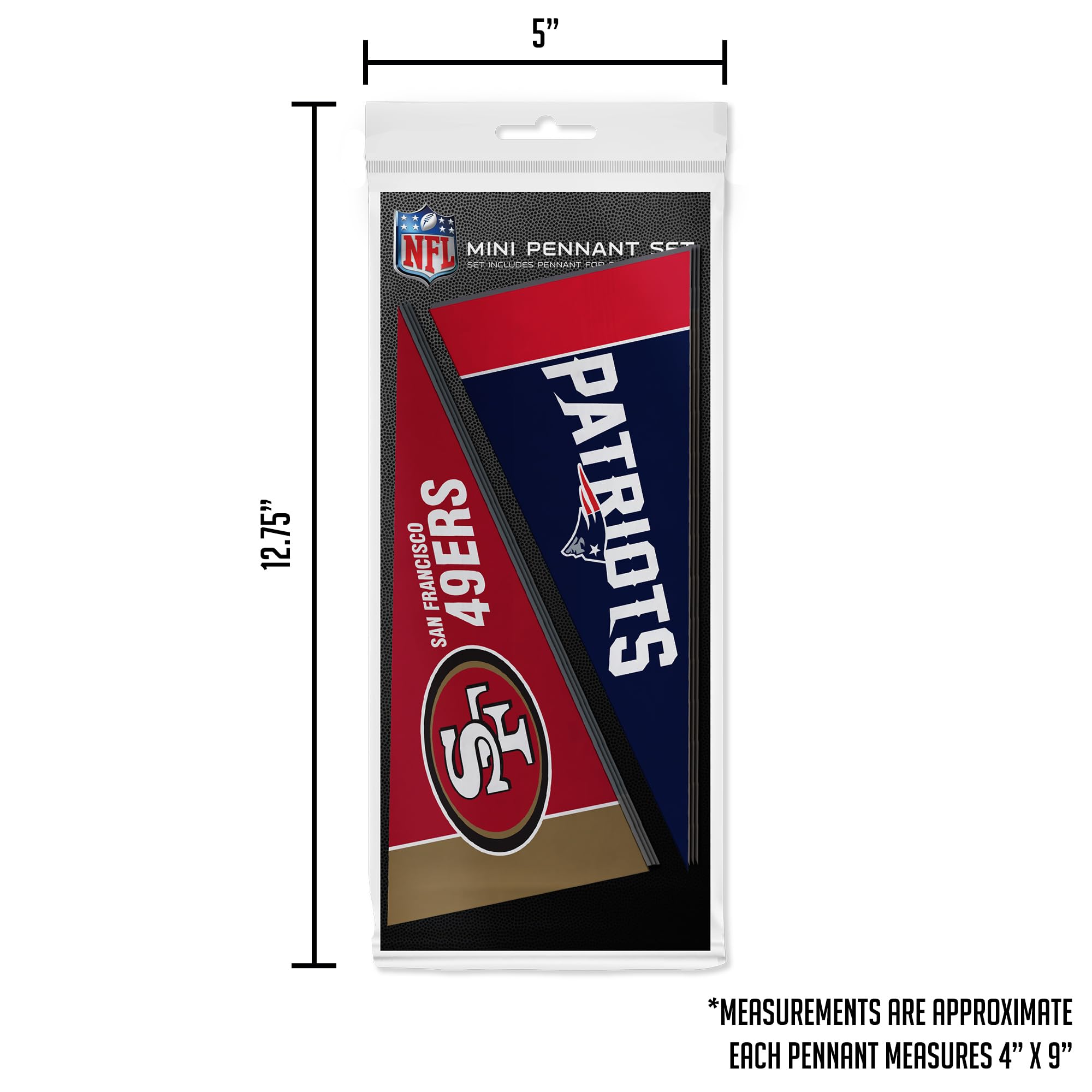 Rico Industries pennants strung at tailgate, creates festive game-day vibe