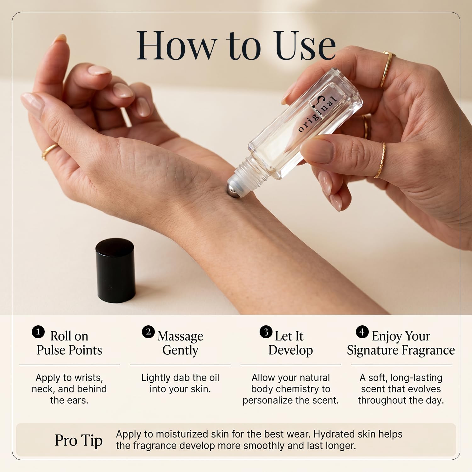 Riddle label and ingredient list emphasizing cruelty-free and gentle formula
