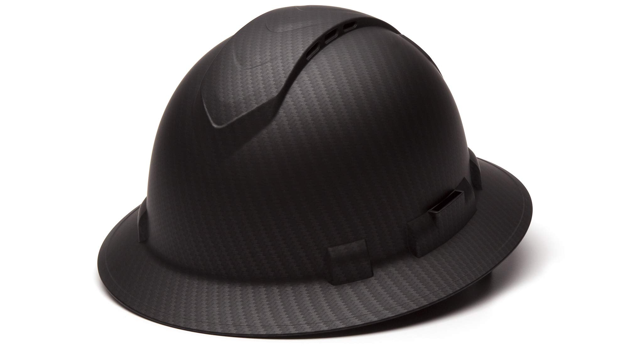 Ridgeline Pyramex front view showing full brim and professional matte finish benefit