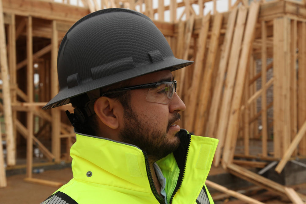 Ridgeline Pyramex worn on jobsite showing protection and comfort during shifts benefit