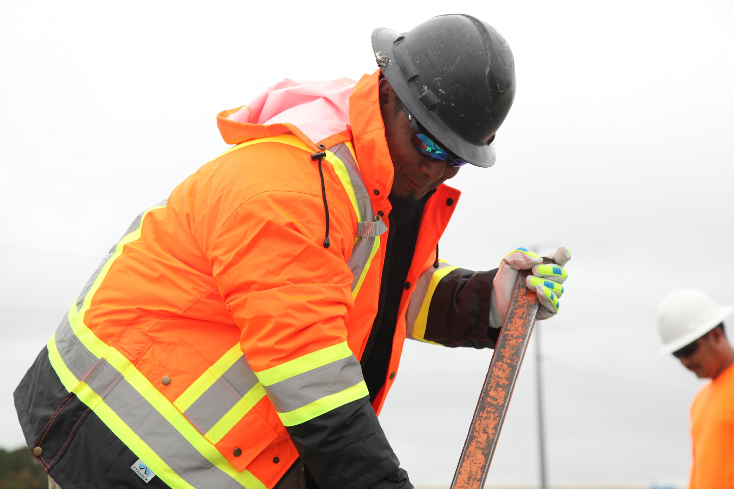 Ridgeline Pyramex on a benchmark showing scale for accurate size and fit benefit