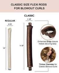 RIFFIN button and loop detail securing rod for comfortable wear