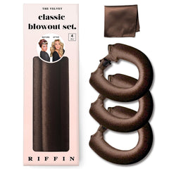 RIFFIN front packaging showing velvet overnight rods and benefits